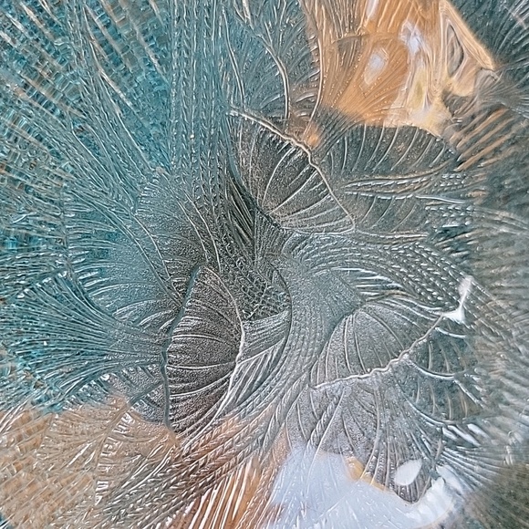 Vintage French Set of "Canterbury Crocus" Glass Bowls & Plates Arcoroc 6 pieces - Picture 2 of 7